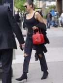 Nina Dobrev Out and About in Tribeca, NYC
