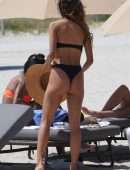 Patricia Contreras Wardrobe Malfunction at the Beach in Miami