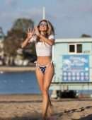 Rachel McCord Braless See-Through Pokies in Los Angeles
