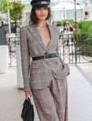 Shanina Shaik Cleavage at Hotel Martinez in Cannes
