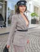 Shanina Shaik Cleavage at Hotel Martinez in Cannes