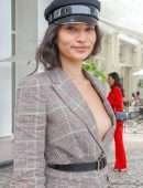 Shanina Shaik Cleavage at Hotel Martinez in Cannes