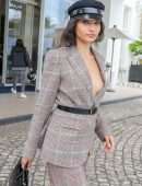 Shanina Shaik Cleavage at Hotel Martinez in Cannes