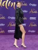 Shanina Shaik at the Premiere of Disney's “Aladdin” in Los Angeles