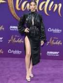 Shanina Shaik at the Premiere of Disney's “Aladdin” in Los Angeles
