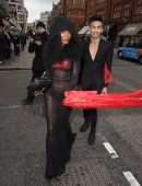 Sinitta in See-Through at British LGBT Awards held at Marriott Hotel in London