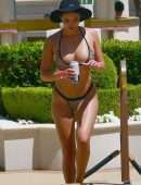 Tao Wickrath at Strip Club Pool Party in Las Vegas