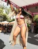 Ashanti in Bikini and Performing Live at Flamingo Las Vegas’ Go Pool Dayclub