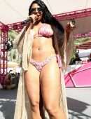 Ashanti in Bikini and Performing Live at Flamingo Las Vegas’ Go Pool Dayclub