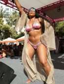 Ashanti in Bikini and Performing Live at Flamingo Las Vegas’ Go Pool Dayclub