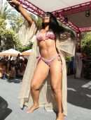 Ashanti in Bikini and Performing Live at Flamingo Las Vegas’ Go Pool Dayclub