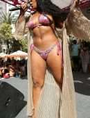 Ashanti in Bikini and Performing Live at Flamingo Las Vegas’ Go Pool Dayclub