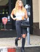 Ashley Benson Leaving a Hair Salon in Beverly Hills