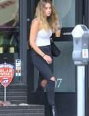 Ashley Benson Leaving a Hair Salon in Beverly Hills