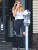 Ashley Benson Leaving a Hair Salon in Beverly Hills