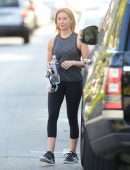 Ashley Tisdale Wraps up a Workout in Studio City