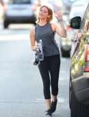 Ashley Tisdale Wraps up a Workout in Studio City