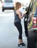 Ashley Tisdale Wraps up a Workout in Studio City