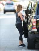 Ashley Tisdale Wraps up a Workout in Studio City