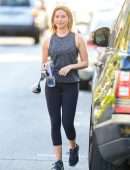 Ashley Tisdale Wraps up a Workout in Studio City