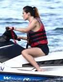 Bella Thorne Riding a Jetski in Miami