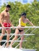 Britney Spears Booty in Bikini on a Yacht in Miami