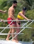Britney Spears Booty in Bikini on a Yacht in Miami