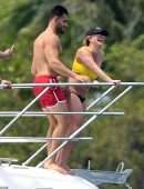 Britney Spears Booty in Bikini on a Yacht in Miami