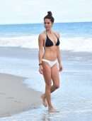 Brooke Burke Booty in Bikini at the Beach in Malibu