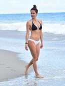Brooke Burke Booty in Bikini at the Beach in Malibu