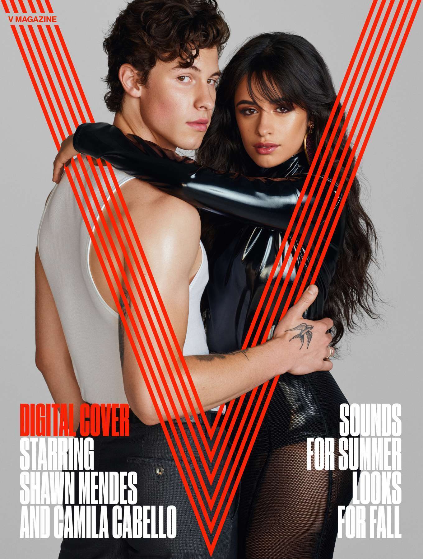 Camila Cabello and Shawn Mendes in V Magazine 2019