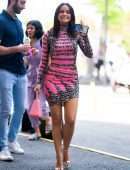 Camila Mendes Outside POPSUGAR Play/Ground 2019 in NYC
