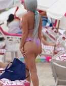 Chanel West Coast in Thong Bikini at Miami Beach