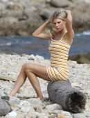 Charlotte McKinney Wardrobe Malfunction at a Beach in Los Angeles
