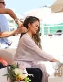 Chrissy Teigen at Spotify’s Cannes Lions Event 2019
