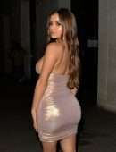 Demi Rose Mawby Booty, Out at STK in London