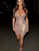 Demi Rose Mawby Booty, Out at STK in London