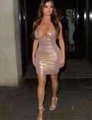Demi Rose Mawby Booty, Out at STK in London