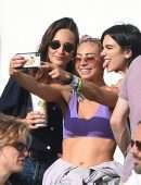 Dua Lipa at 2019 Glastonbury Festival in Pilton, Somerset