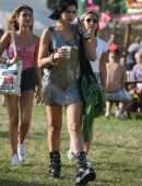 Dua Lipa at 2019 Glastonbury Festival in Pilton, Somerset