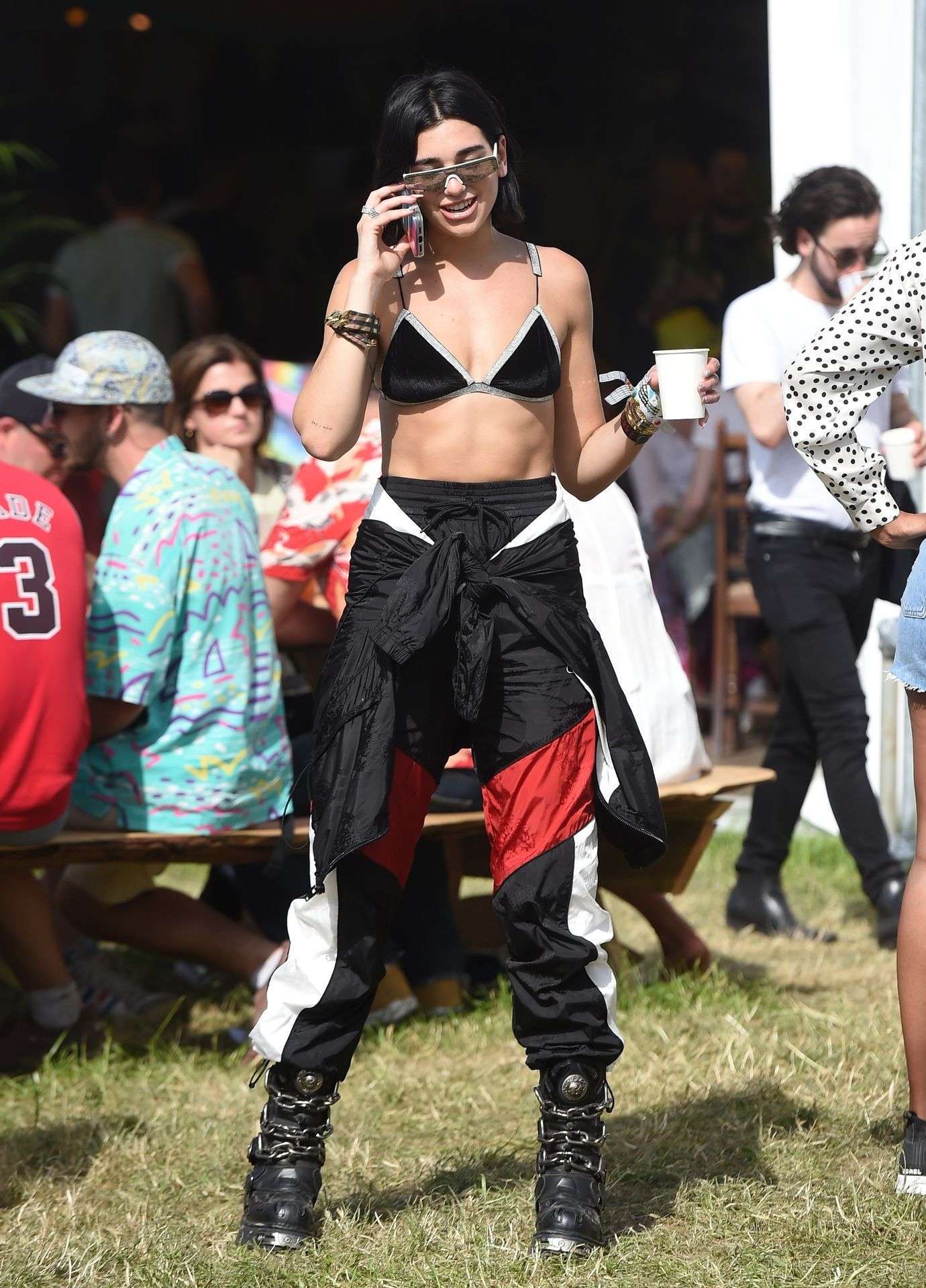 Dua Lipa at Glastonbury Festival 2019