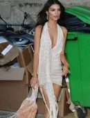 Emily Ratajkowski Arriving at Kerastase Party in Paris