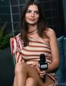 Emily Ratajkowski Leggy at Build Series in NYC
