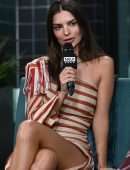 Emily Ratajkowski Leggy at Build Series in NYC