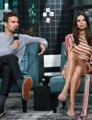 Emily Ratajkowski Leggy at Build Series in NYC