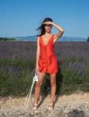 Emily Ratajkowski at Jacquemus Spring/Summer 2020 Show in Valensole