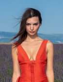 Emily Ratajkowski at Jacquemus Spring/Summer 2020 Show in Valensole