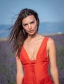 Emily Ratajkowski at Jacquemus Spring/Summer 2020 Show in Valensole