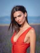 Emily Ratajkowski at Jacquemus Spring/Summer 2020 Show in Valensole