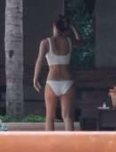 Emma Watson in Bikini at a Pool in Cabo